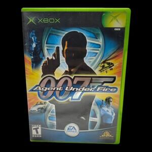007 Agent Under Fire Microsoft Xbox Original 2002 CIB Complete with Manual James